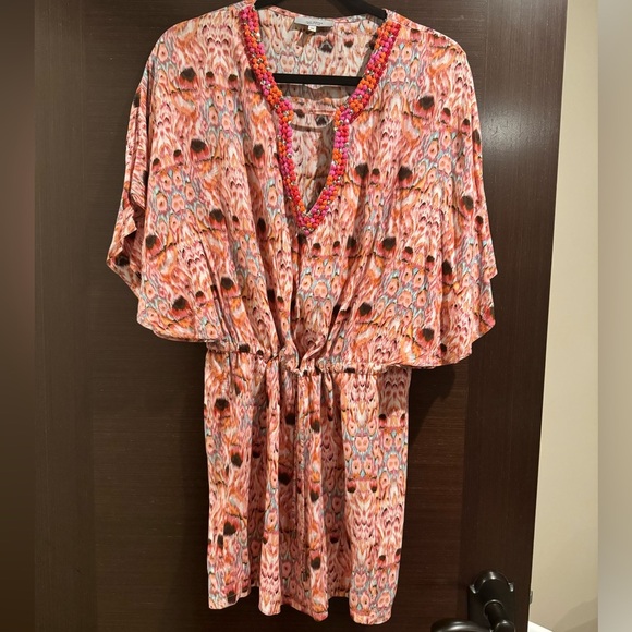 Just Orna Beach Cover-Up Tunic Size French 36 - Picture 3 of 9